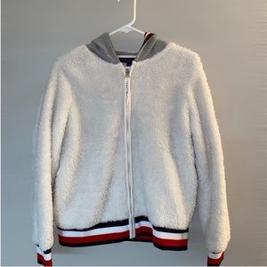 TOMMY HILFIGER - Sherpa Jacket with Grey Hoodie